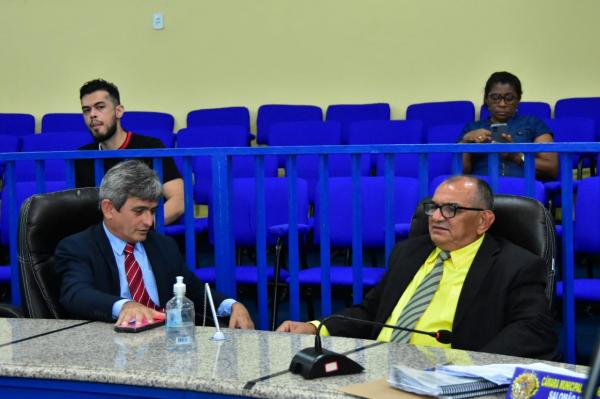 Vereadores Edvaldo Ara&uacute;jo e Salom&atilde;o Holanda(Imagem:CMF)