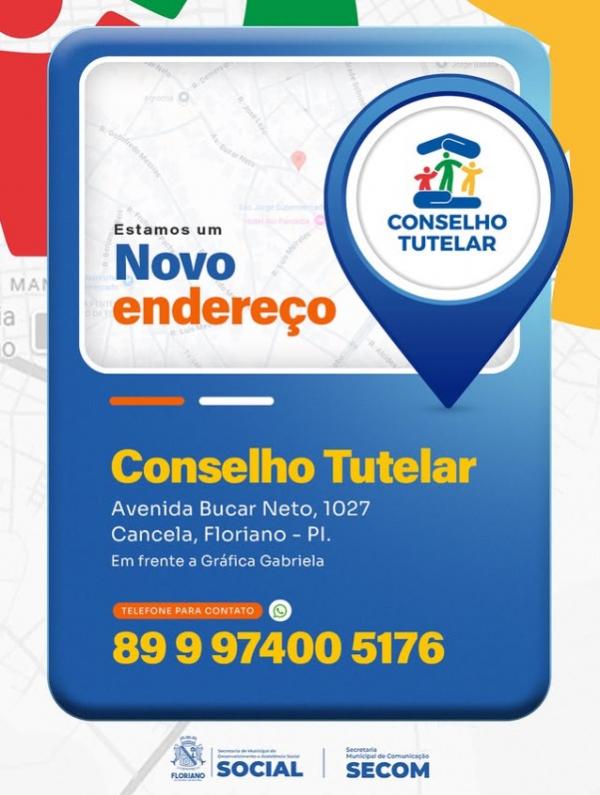 Conselho Tutelar de Floriano passa a funcionar em novo endereço
