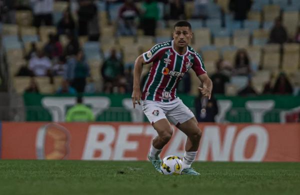  Andr&eacute; esteve em campo na vit&oacute;ria contra o Coritiba.(Imagem:Marcelo Gon&ccedil;alves/Fluminense )