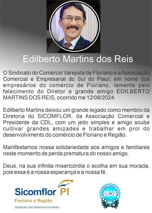 Nota de pesar (Imagem:Divulga&ccedil;&atilde;o)