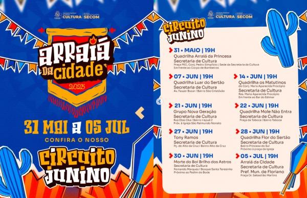  Floriano d&aacute; in&iacute;cio ao S&atilde;o Jo&atilde;o 2025 com muita festa, cultura e tradi&ccedil;&atilde;o.(Imagem:Reprodu&ccedil;&atilde;o/Instagram)