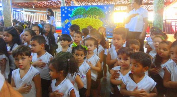 Atividades alusivas à Semana da Pátria iniciaram na Escola Pequeno Príncipe.(Imagem:EPP)