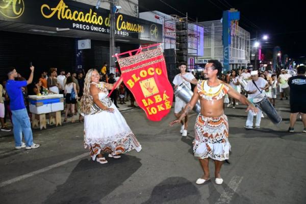 Desfile das Escolas de Samba encanta público na Avenida Getúlio Vargas.(Imagem:Secom)
