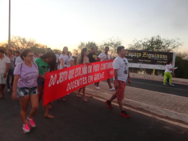 Servidores da educação federal rejeitam proposta e continuam em greve em Floriano.(Imagem:FlorianoNews)