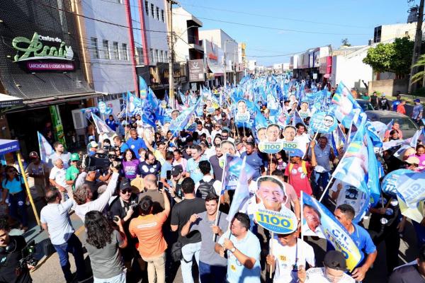 Joel reúne multidão em Picos e, ao lado de Ciro, é recebido com festa: "é o sentimento do povo"