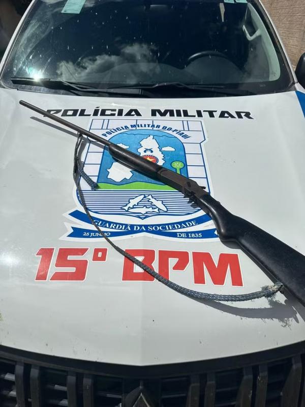 Filho atira no pai com espingarda durante briga e se entrega à Polícia, em Buriti dos Montes (PI)