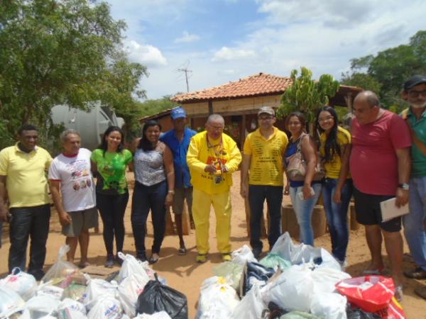 Ação social do Projeto Amarelinho arrecada alimentos para famílias da zona rural de Floriano