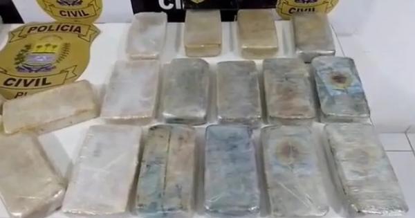 Polícia Civil apreende 30 kg de cocaína e prende dois homens na Zona Sudeste de Teresina