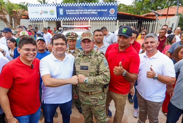 Inaugura&ccedil;&atilde;o de Grupamento da PM em Miguel Alves restaura&ccedil;&atilde;o de rodovia em Porto(Imagem:Divulga&ccedil;&atilde;o)