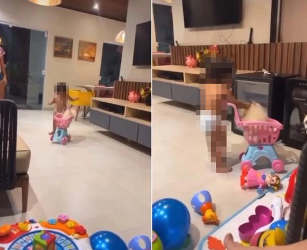 Polícia Civil investiga mãe que filmou vídeo incentivando filha a agredir cachorro em Teresina