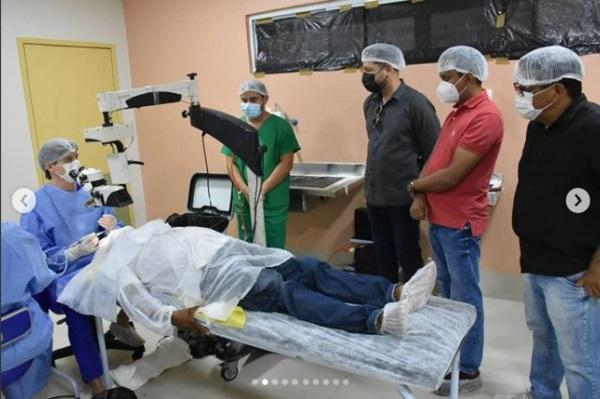 Mutir&atilde;o de Cirurgias de Catarata no Hospital Deolindo Couto(Imagem:Reprodu&ccedil;&atilde;o/Instagram)