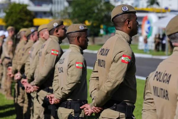 PM de SC abre quase 1,5 mil vagas para militares temporários com contratos de até 8 anos