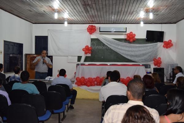 Pref. Gilberto J&uacute;nior empossa nova Ger&ecirc;ncia e Conselhos do Fundo Previdenci&aacute;rio Municipal.(Imagem:Waldemir Miranda)