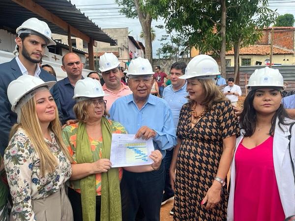 Ministra da Mulher Cida Gon&ccedil;alves em visita a Teresina.(Imagem:Isabela Leal/g1 PI)