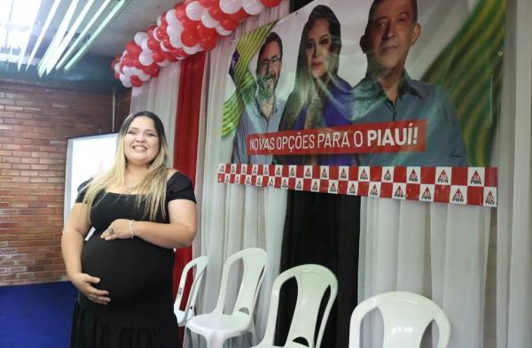 PMN oficializa a candidatura de Ravenna Castro ao Governo do Piau&iacute;.(Imagem:Layza Mour&atilde;o/ g1 Piau&iacute;)