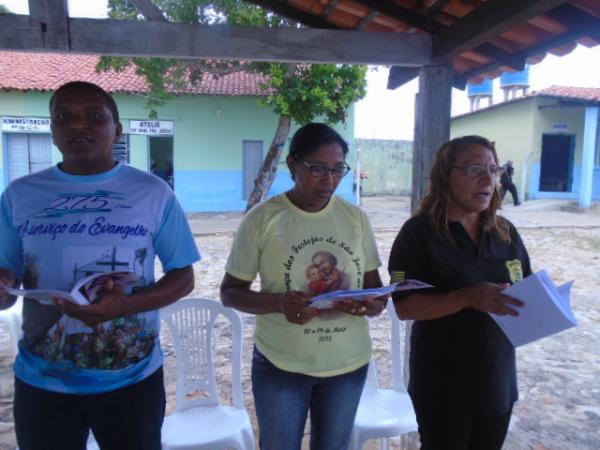 Pastoral Carcer&aacute;ria promove Missa de P&aacute;scoa na penitenci&aacute;ria de Floriano.(Imagem:FlorianoNews)