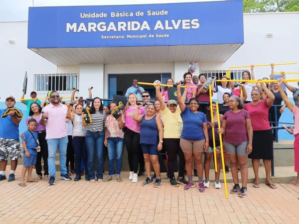 UBS Margarida Alves recebe kit do Programa de Incentivo à Atividade Física