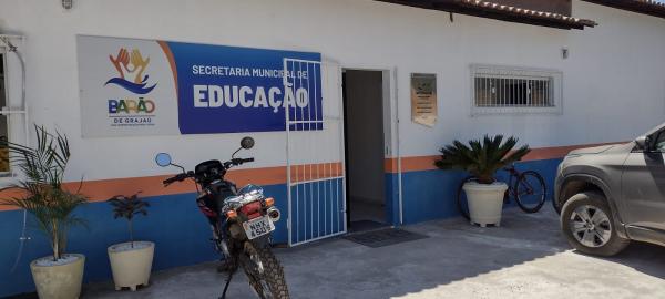 Secretaria de Educa&ccedil;&atilde;o de Bar&atilde;o de Graja&uacute;.(Imagem:FlorianoNews)