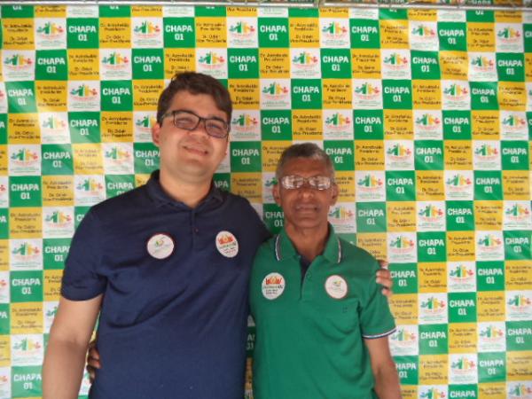 Chico Lucas (&agrave; esquerda) e Astrobaldo Costa (&agrave; direita).(Imagem:FlorianoNews)