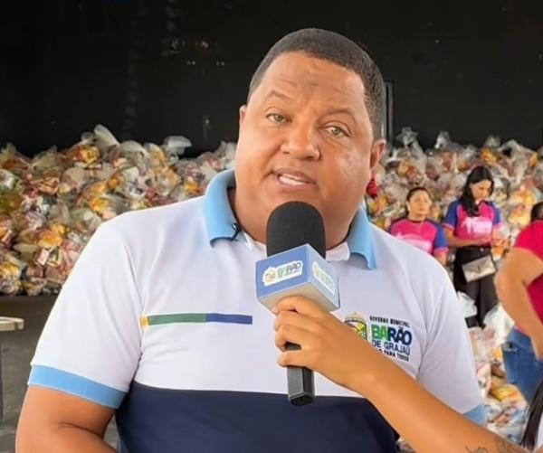 Prefeitura de B. de Grajaú realiza distribuição de cestas e peixe para mais de 3.500 famílias