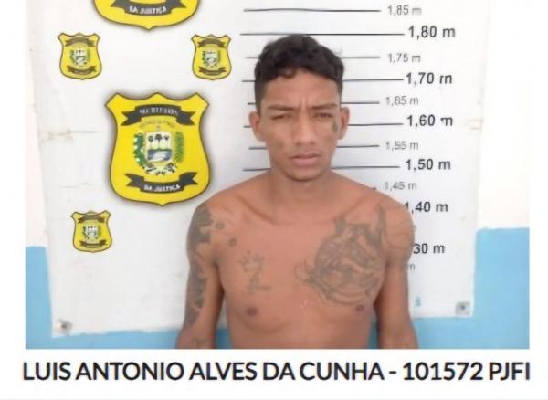 Último foragido da penitenciária de Altos (PI) é recapturado