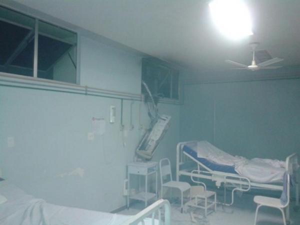 Curto-circuito provoca princípio de incêndio em enfermaria do HUT