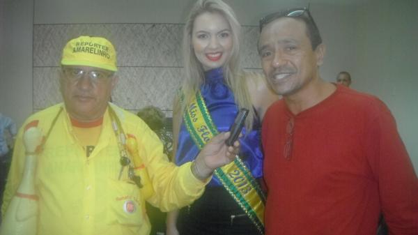 Prefeito Gilberto J&uacute;nior recebeu a visita da Miss Floriano.(Imagem:FlorianoNews)