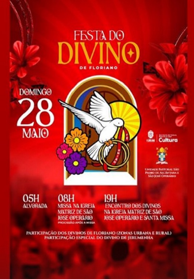 Prefeitura de Floriano e comunidade católica se unem para celebrar a Festa do Divino