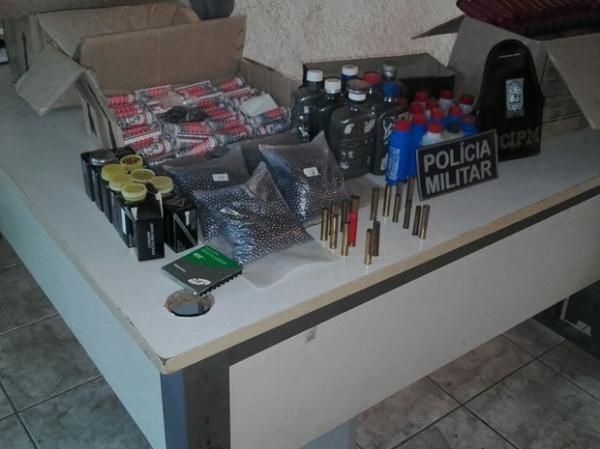 Material &eacute; de uso restrito.(Imagem:Divulga&ccedil;&atilde;o/ Pol&iacute;cia Militar)