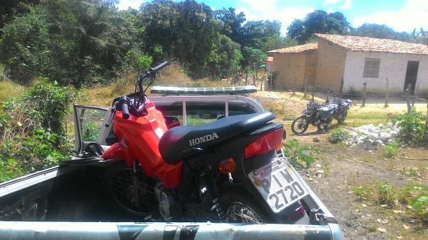 Polícia recupera motocicleta tomada de assalto em Floriano.(Imagem:Jc24horas)