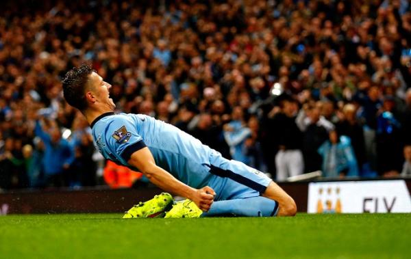 Com dois gols marcados, Jovetic &eacute; o grande nome da vit&oacute;ria do Manchester City sobre o Liverpool.(Imagem:Foto: Reuters)