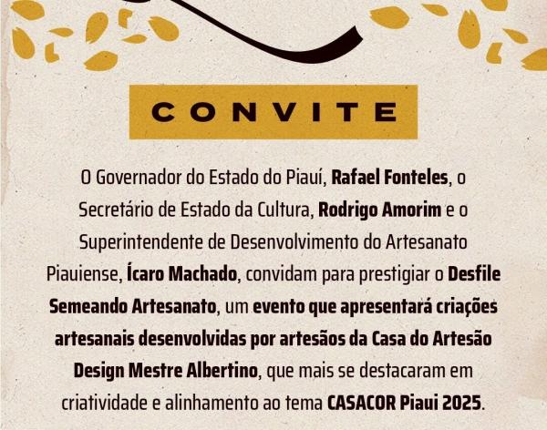 "Semeando Artesanato" leva moda artesanal piauiense para a CasaCor Piauí