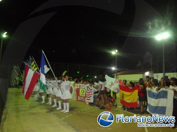 Realizada abertura dos jogos interclasses da Escola Pequeno Pr&iacute;ncipe.(Imagem:FlorianoNews)