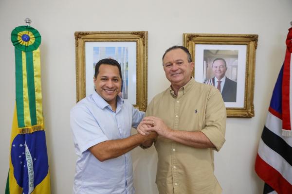 Prefeito Gleydson Resende busca investimentos e melhorias em reunião com governador Carlos Brandão