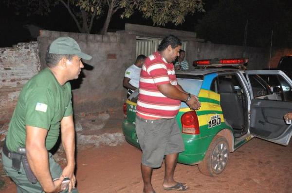 O homicida foi preso minutos depois por uma guarni&ccedil;&atilde;o da PM.(Imagem:Divulga&ccedil;&atilde;o)