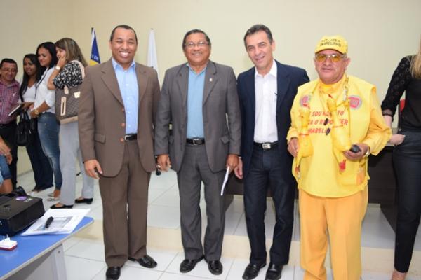 Prefeito e Advogado Gilberto J&uacute;nior participa das a&ccedil;&otilde;es da Caravana Jovem Advocacia(Imagem:Waldemir Miranda)