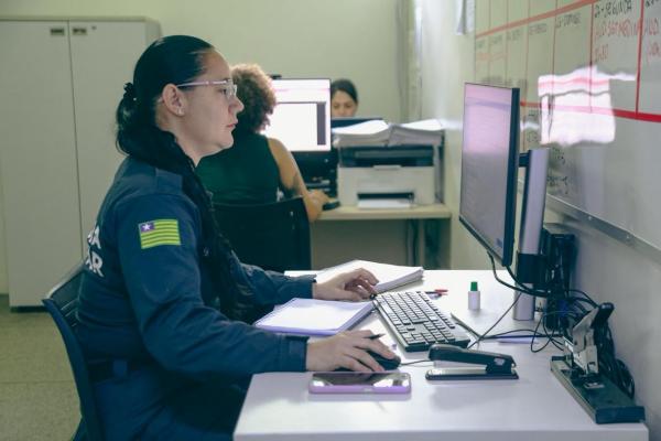 Patrulha Maria da Penha da Pol&iacute;cia Militar do Piau&iacute;.(Imagem:Jo&atilde;o Allbert)