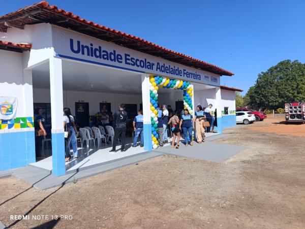 Prefeitura de Barão de Grajaú reinaugura escola na localidade Jatobá Ferrado