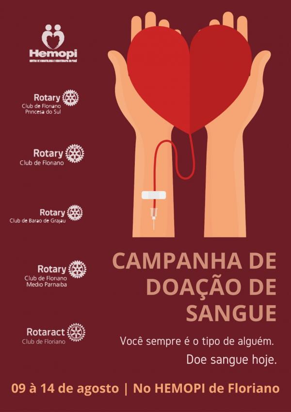 Campanha de Doa&ccedil;&atilde;o de Sangue ser&aacute; lan&ccedil;ada nesta segunda (09)(Imagem:Divulga&ccedil;&atilde;o)
