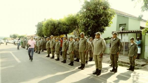 Major Inaldo Barros &eacute; empossado como Comandante do 3&deg; BPM de Floriano.(Imagem:FlorianoNews)