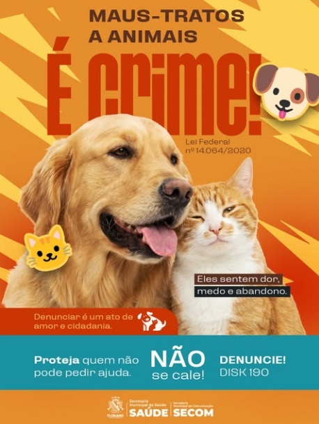 Prefeitura de Floriano intensifica ações do Abril Laranja contra maus-tratos a animais