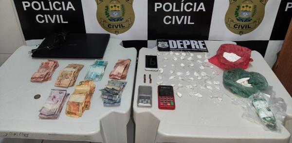 OPera&ccedil;&atilde;o Narco Brasil prende suspeitos de tr&aacute;fico de drogas em cidades do Piau&iacute;.(Imagem:Pol&iacute;cia Civil do Piau&iacute;)