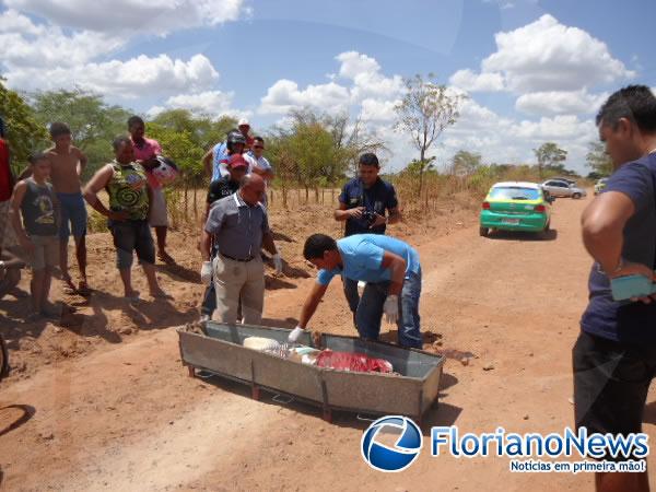 Homem &eacute; assassinado em estrada vicinal de Floriano.(Imagem:FlorianoNews)