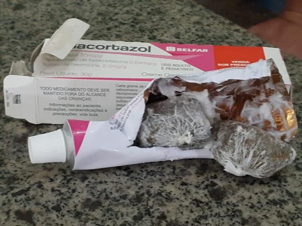 Drogas são encontradas dentro de pomadas para micose durante vistorias em presídio no Piauí