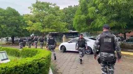 Policiais da Tropa de Choque do Piauí embarcam para Brasília para atuar contra atos de vandalismo