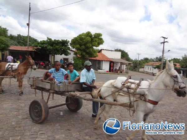Festa dos Carroceiros atraiu dezenas de participantes em Nazar&eacute; do Piau&iacute;.(Imagem:FlorianoNews)