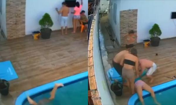  Adolescente se afoga ap&oacute;s ter cabelo sugado por ralo de piscina e &eacute; salva no Piau&iacute;. (Imagem:Reprodu&ccedil;&atilde;o)