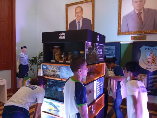 Mini museu do Sesc &eacute; inaugurado em Parna&iacute;ba com exposi&ccedil;&atilde;o sobre a fauna e a flora do Delta(Imagem:Divulga&ccedil;&atilde;o)