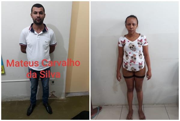 Polícia Civil prende casal acusado de estelionato em Floriano