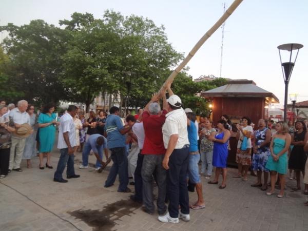 Dado in&iacute;cio aos festejos de S&atilde;o Pedro de Alc&acirc;ntara.(Imagem:FlorianoNews)